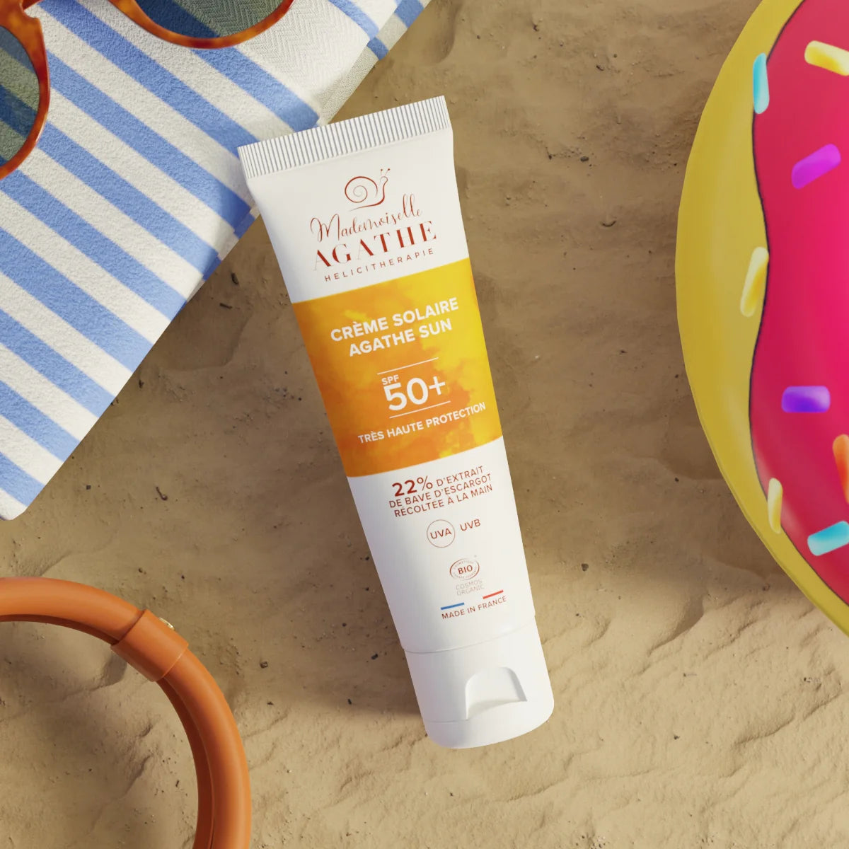 Crème solaire - non teintée spf50+