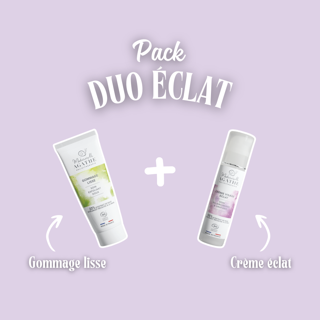 Pack duo éclat: Crème éclat + Gommage lisse